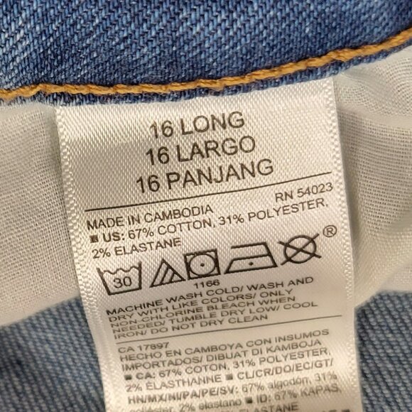 Old Navy Women Jeans 16 Long Power Straight - Picture 5 of 8